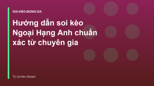 Read more about the article Hướng dẫn soi kèo Ngoại Hạng Anh chuẩn xác từ chuyên gia