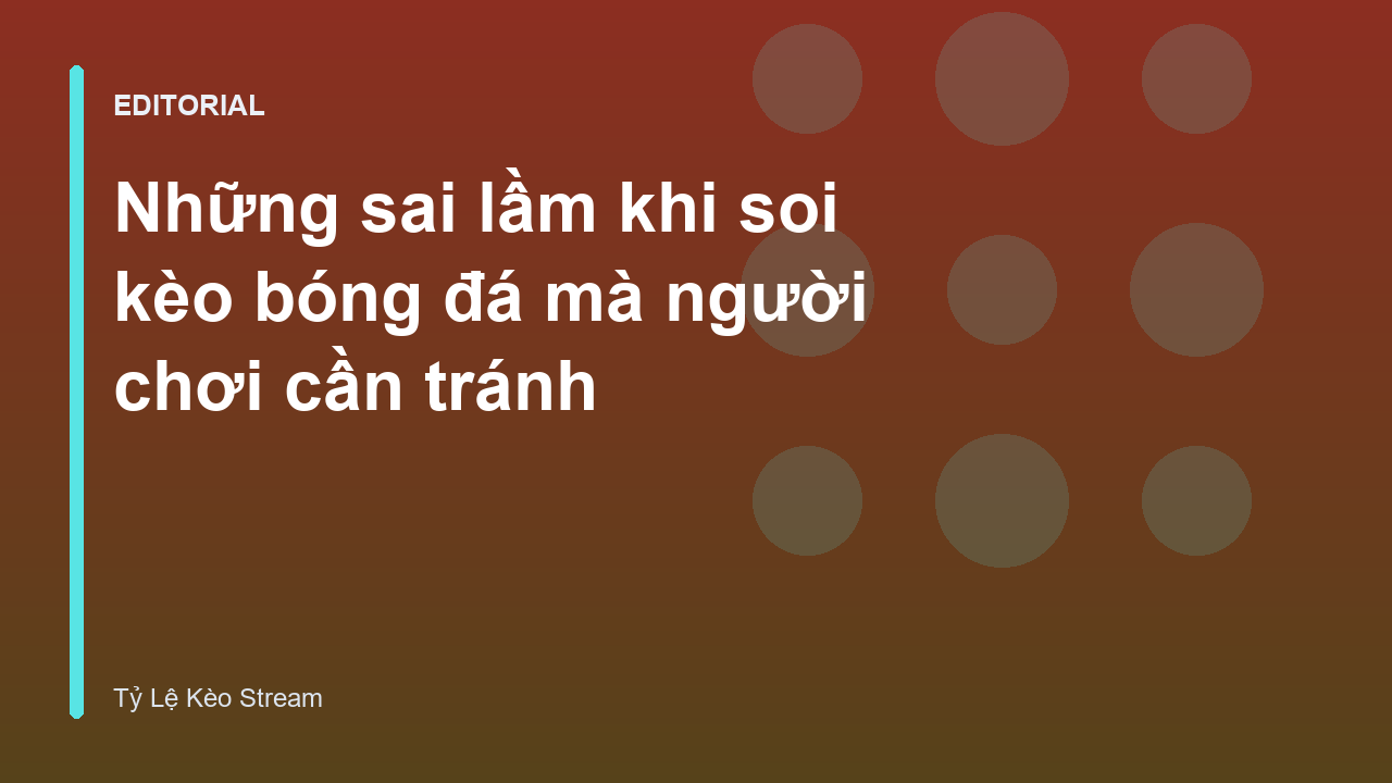 Người chơi bóng đá đang phân tích dữ liệu soi kèo